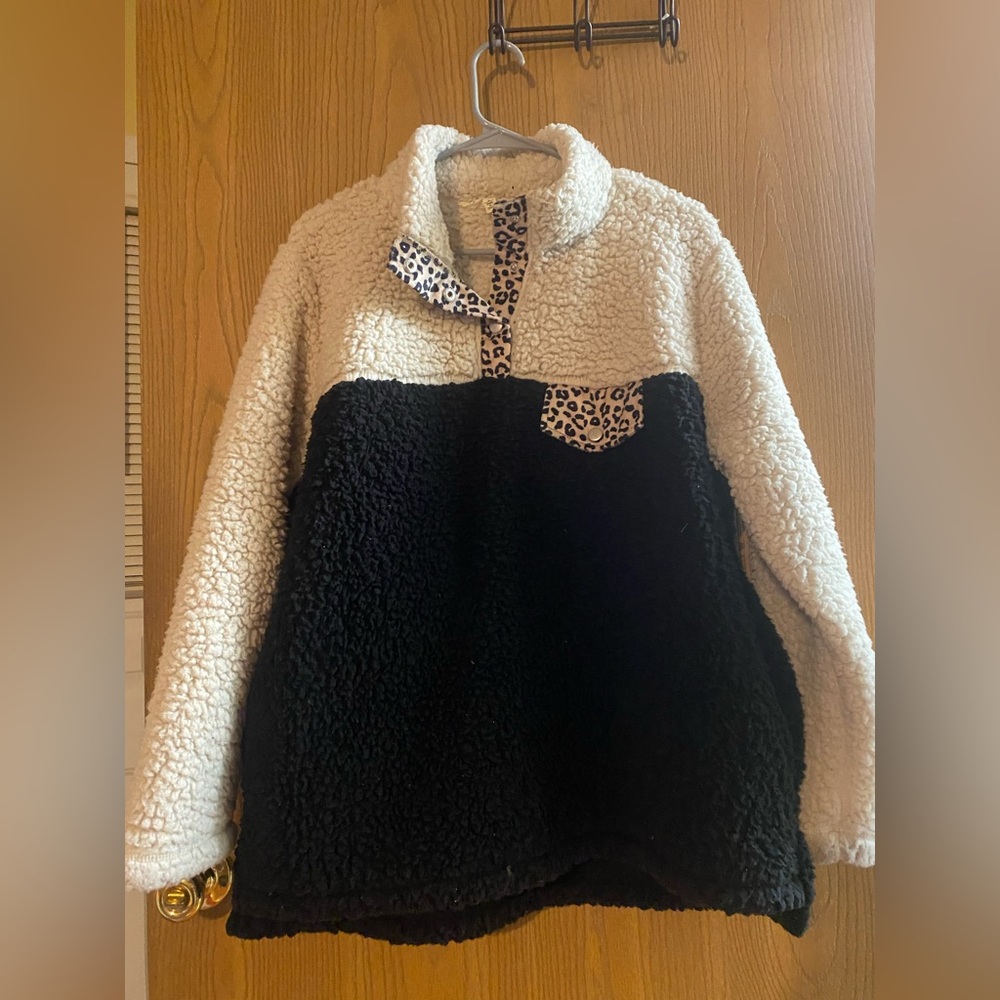 Cheetah print Sherpa